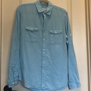 Light blue Express 55% linen 45% cotton
